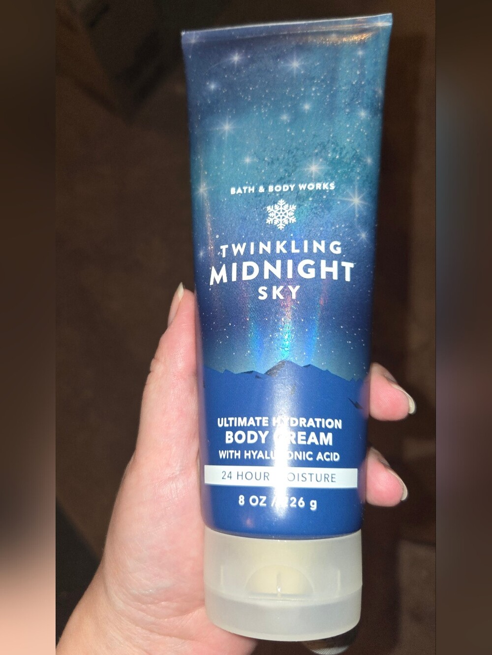 Bath & Body Works Twinkling Midnight Sky Body Cream Sparkling Vanilla Blackberry